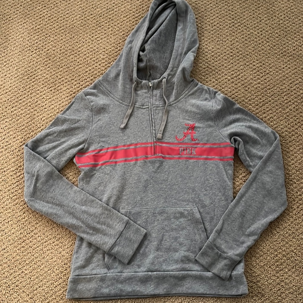 Pink half zip
